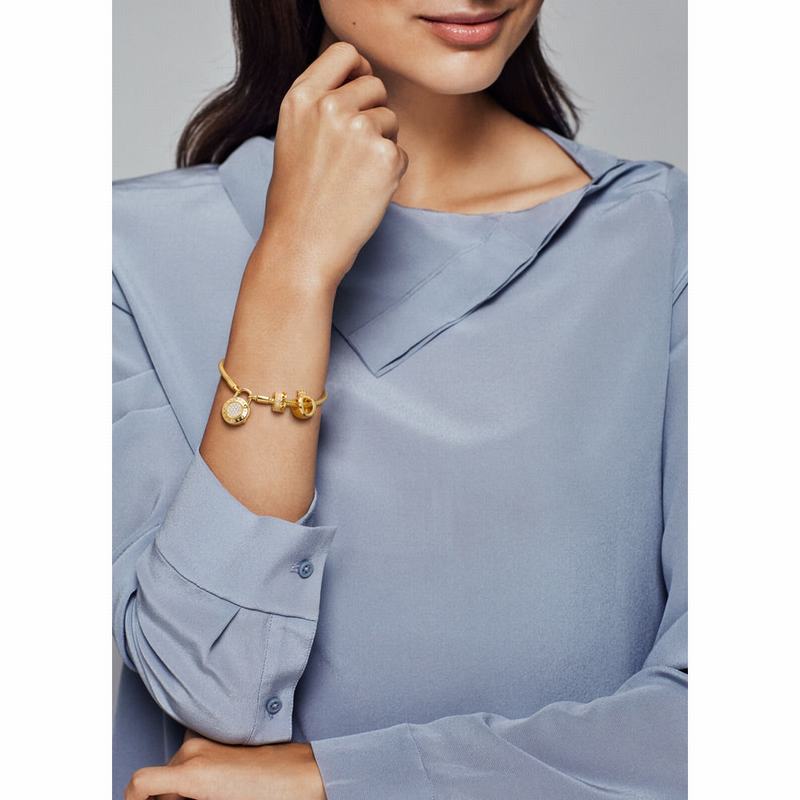 Pandora Shine™ Crown O Charm Europe - 18ct Gold Plated - 051834QOP